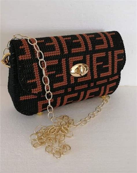 borse uncinetto fendi|pochette donna fendi.